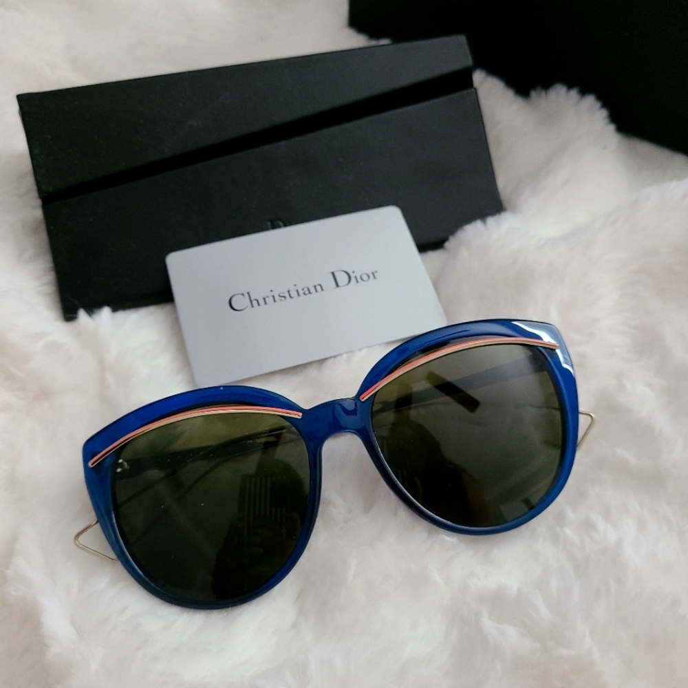 Christian Dior Blue and Pink Sunglasses